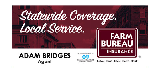 sponsor farm bureau insurance adam bridges
